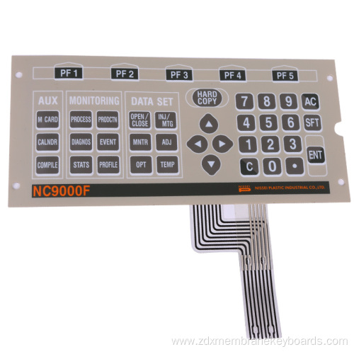 2018 new hot sales membrane switch keypad